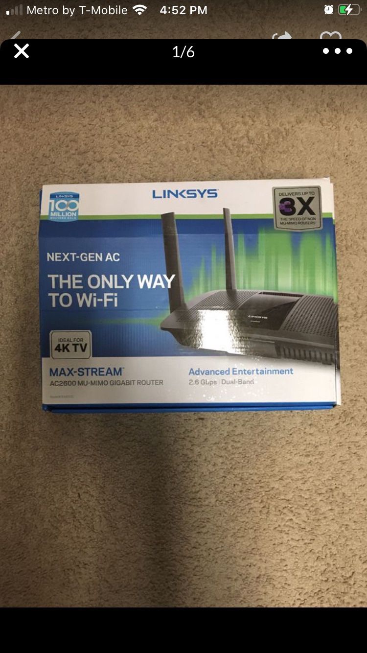 Linksys- Wi-Fi Router