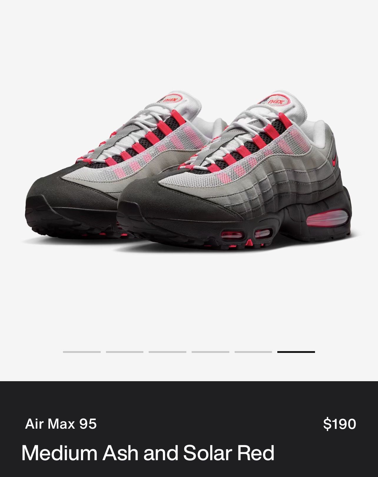 Solar Red Air Max 95 Sz 11