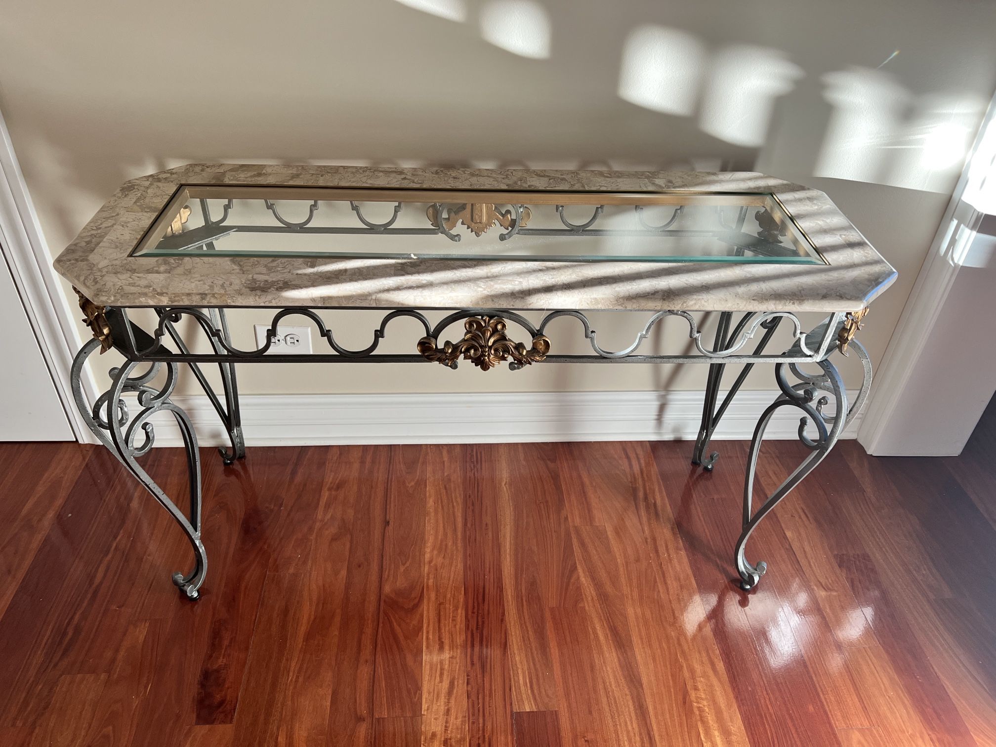 Coffee tables- GlassMetal And Marble Finish