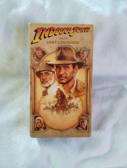 Indiana Jones And The Last Crusade VHS .