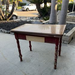 Vintage Metal Top Table