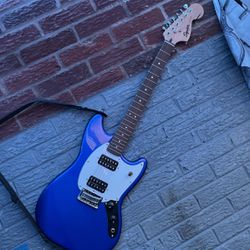Squier electric guitar (Blue)
