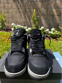 Jordan 4 black canvas