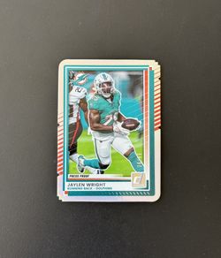 Jaylen Wright 2025 Donruss Rated Rookie /99 Press Proof