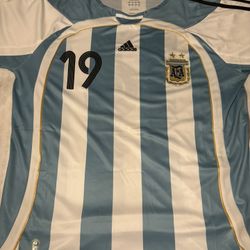 Argentina Messi football jersey