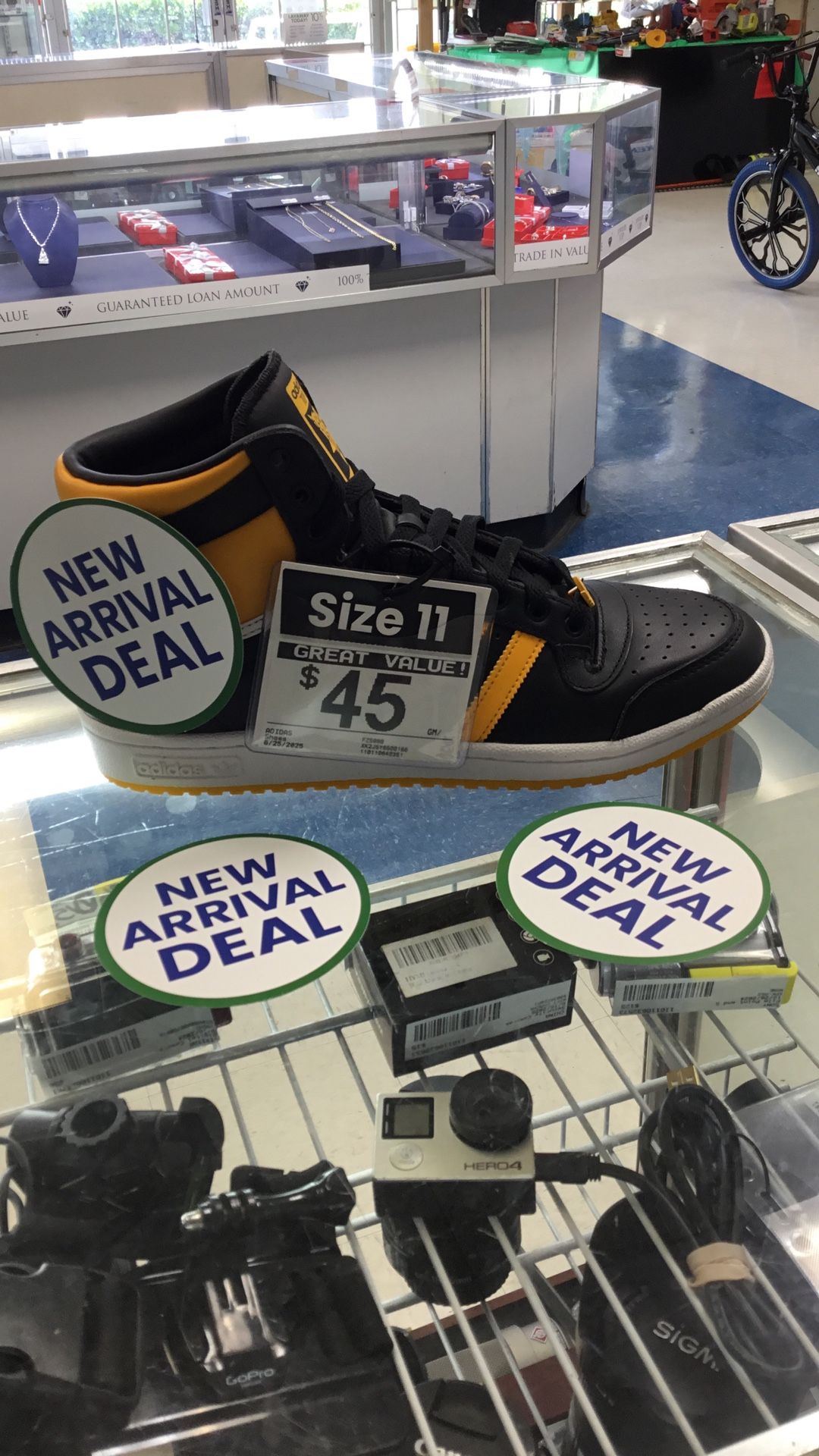 $45. Adidas Shoes.