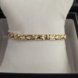 Nugget Bracelet 14K