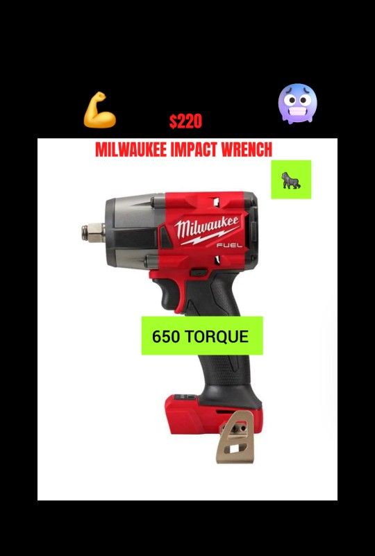 💪🦍🇺🇸 MILWAUKEE IMPACT WRENCH 1/2