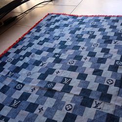 Louis Vuitton Monogram Denim Scarf/Shawl