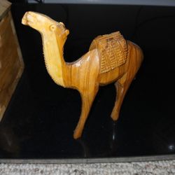 Hand Carved Camel 