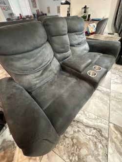 Double couch grey