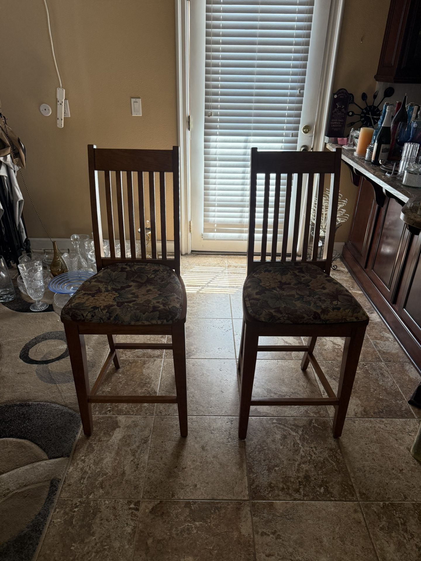 Kitchen Barstool Set 2pcs Furniture