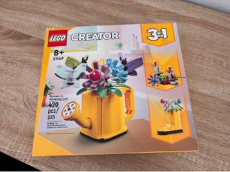Lego Flowers in Watering Can