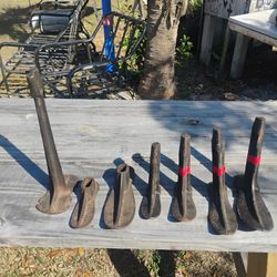 7 Cast Iron Cobbler Anvils