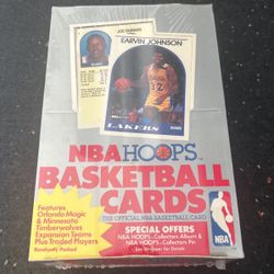 Factory Sealed Box Of Basketball Cards