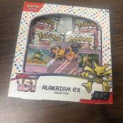 alakazam ex 151 box