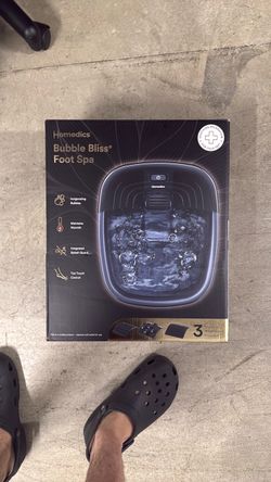 Homedics Bubble Bliss Foot Spat