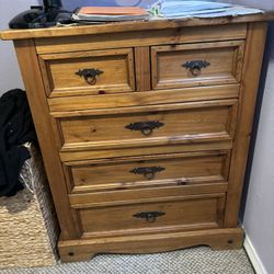 Real Wood Dresser - Brown (rustic)
