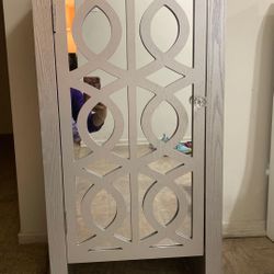Silver Mirror Cabinet - 37x19