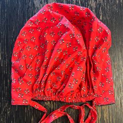 Unisex Scrub hat!  Red! 