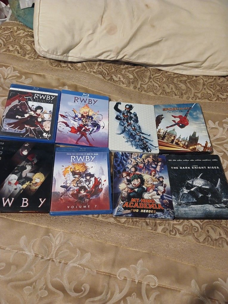 Blurays And Steelbooks Lot.