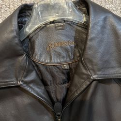 Leather Jacket XL Brown