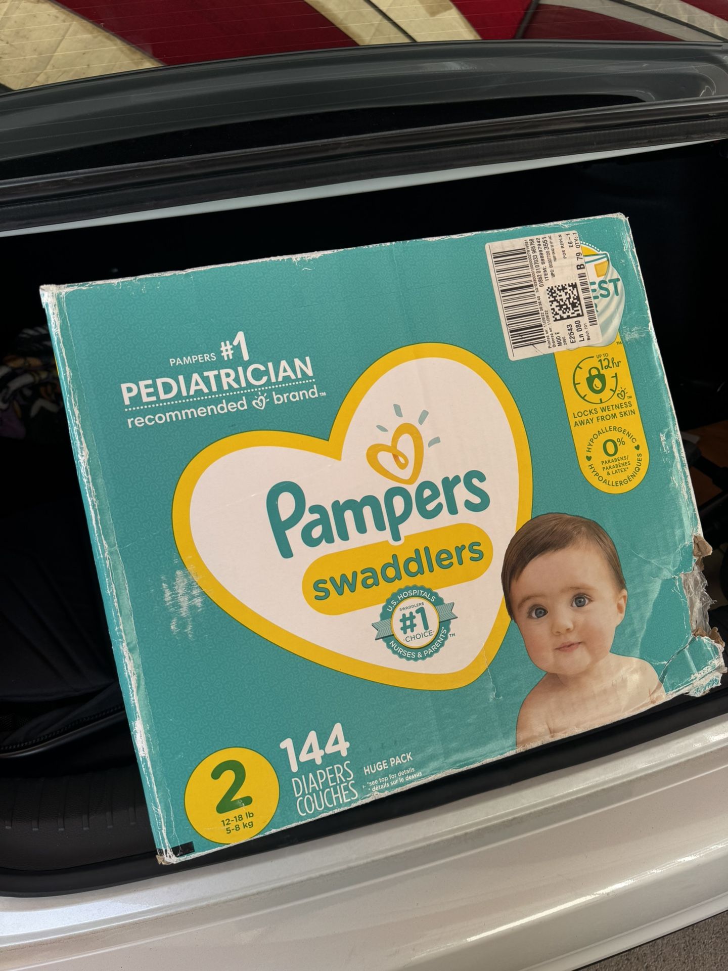 Pampers Diapers Box