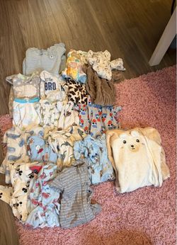 Huge 62+ Piece Baby Boy Clothes Lot – Size 3-6 Months (Gentle Used / No Stains)