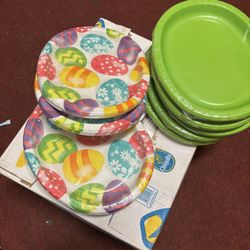 Platos Y Servilletas Easter Day 