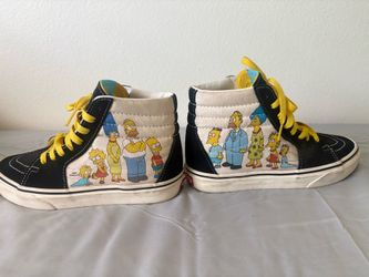 Vans Sk8-Hi The Simpsons Family High Top Sneakers-no box included