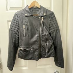 Blank NYC Vegan Leather Moto Jacket  $140