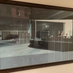 Nighthawk Wood Frame Print