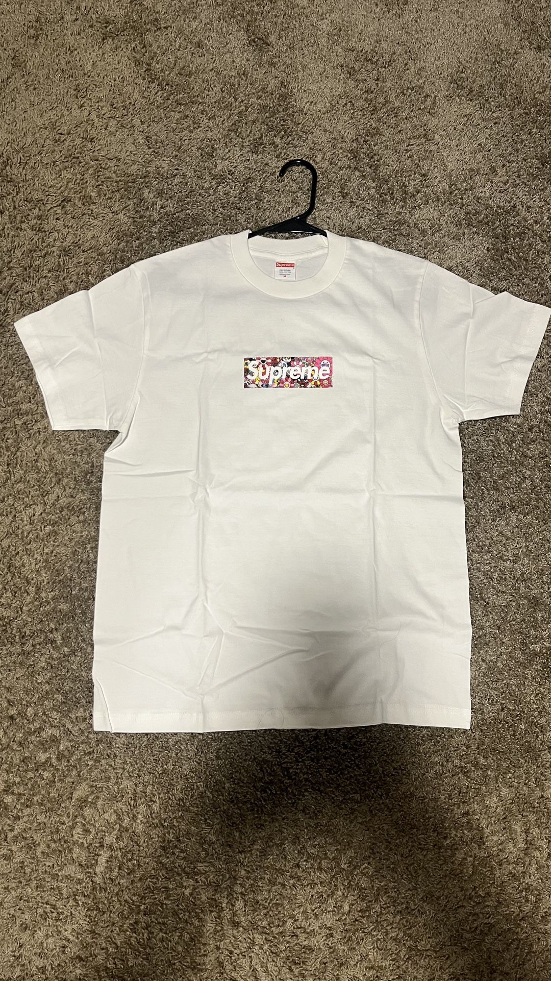 Supreme Takashi Murakami Covid 19 relief box logo tee
