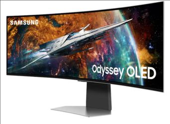 Samsung 49" Odyssey OLED G9 (G95SC) DQHD 240 Hz 0.003ms G-Sync Curved Gaming Monitor