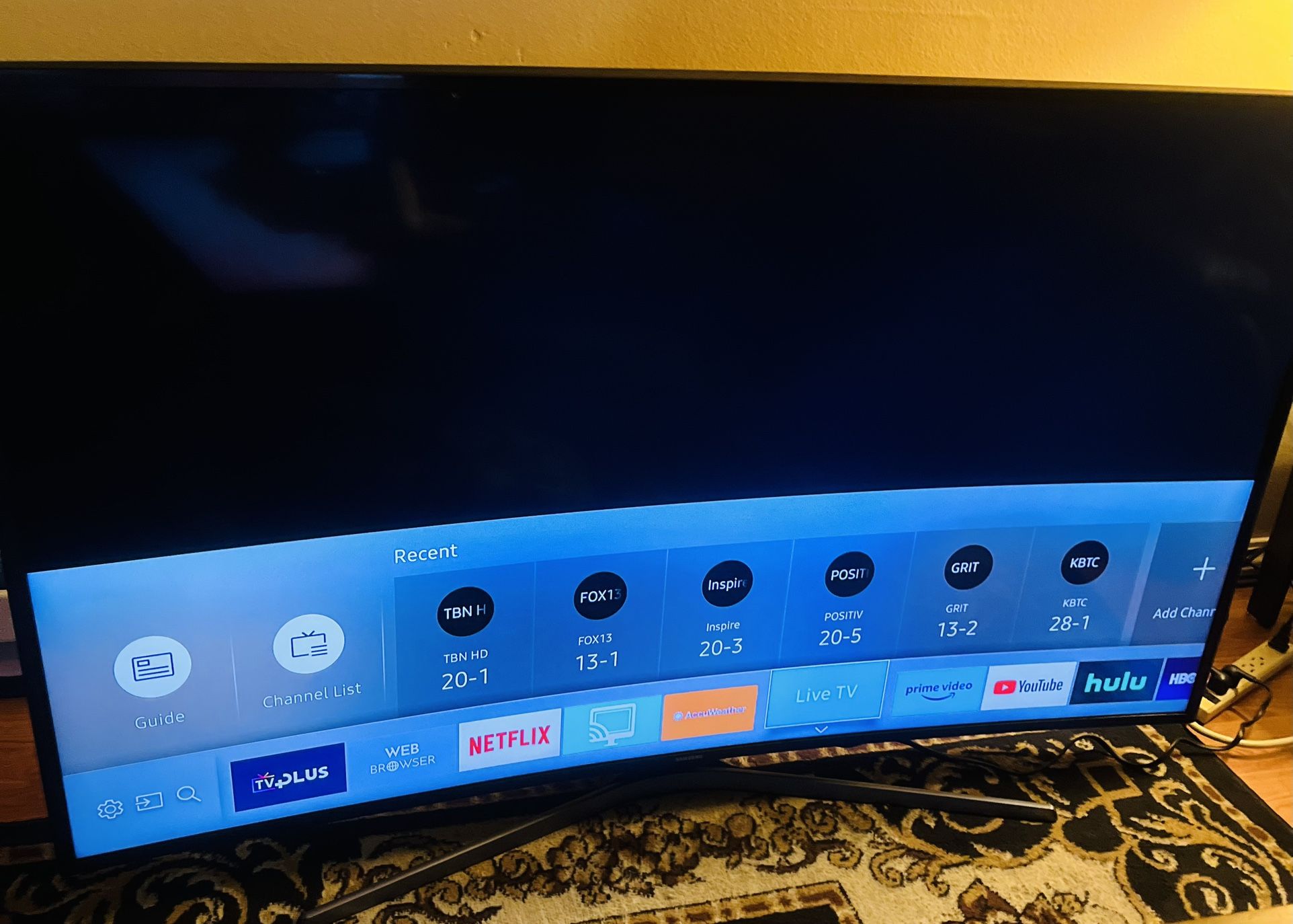55” Samsung Curve TV