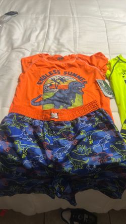 New outfits there trunks sets size 10 both for 8 dollars
