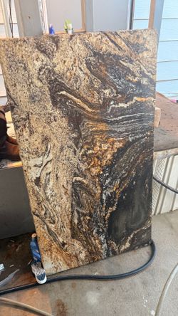 Granit slab for a countertop