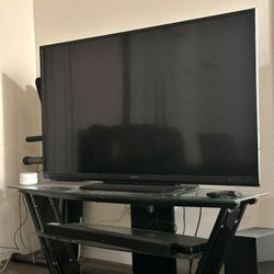 Glass TV Stand $85 Obo
