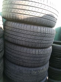 245 60 18 (4) used tires michelin free installation