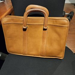 1980's Coach Leather Briefcase
