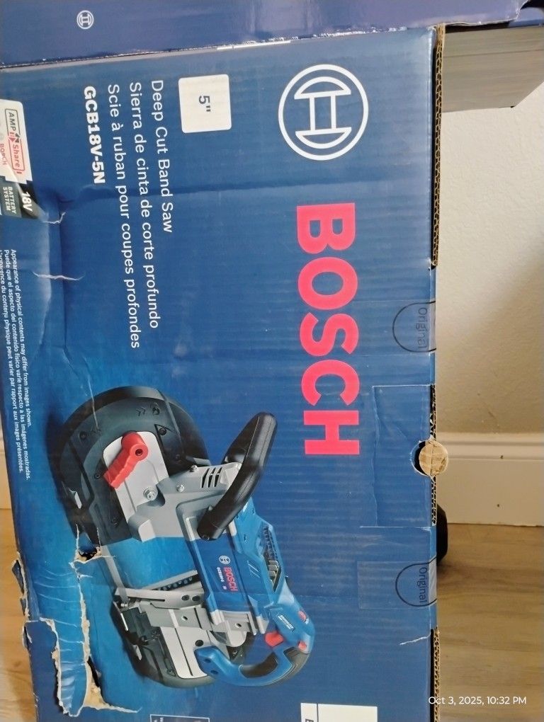 Brand New - Bosch 5 Inch Portable Bandsaw