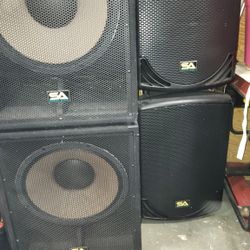 Seismic Audio  Dj Speakers.