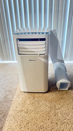 Seasons SM12R1 10,000 BTU (7,000 BTU, DOE) Portable Air Conditioner for 300 sq. ft. in White