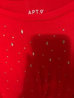 Women’s long sleeve shirt with sparkle detail Women’s medium
