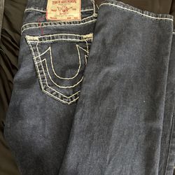 blue true religion jeans 32