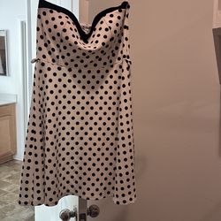 large polkadot dress
