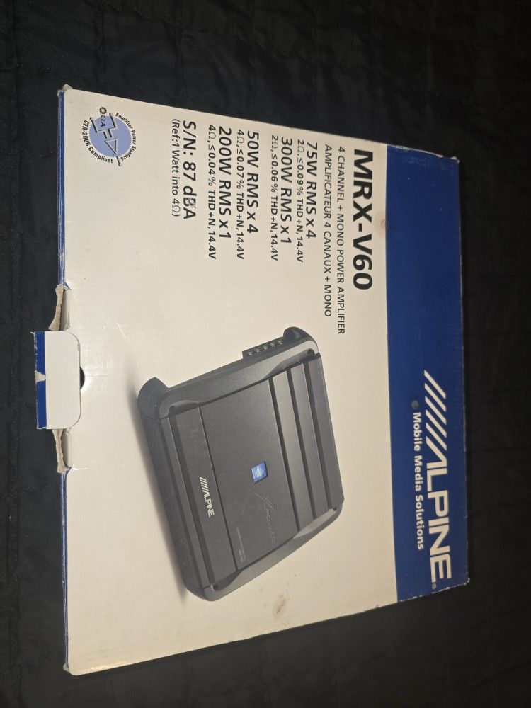 Alpine MRX-V60 5 Channel Amplifier