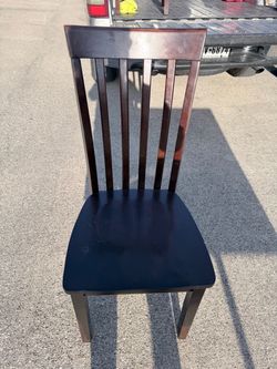 4 wooden chairs $60 for all 4