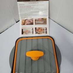 BaconBoss Microwave Bacon Cooker Tray with Lid