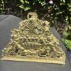 Victorian era Brass Letter  Holder